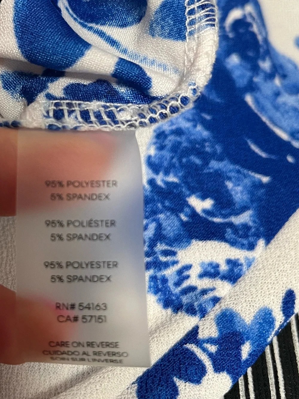 Category selection for pictured garment